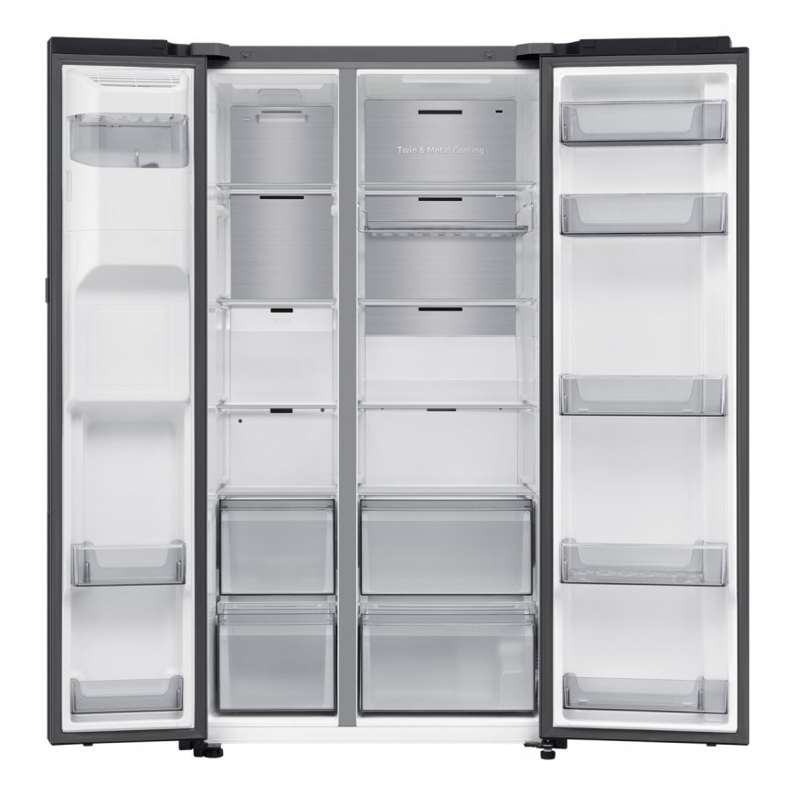 Samsung RS80F66KBF side-by-side refrigerator Freestanding 634 L Black – 5
