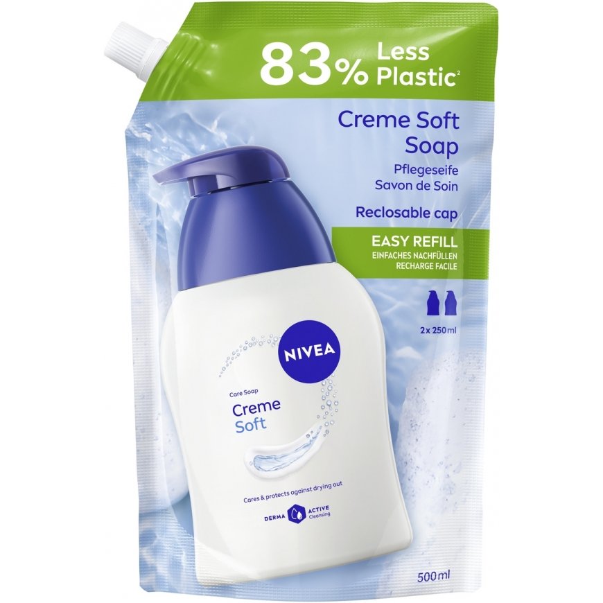 NIVEA Creme Soft 500 ml Vedelseep