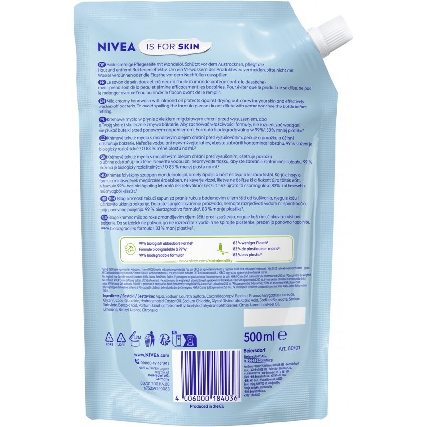 NIVEA Creme Soft 500 ml Liquid soap – 2