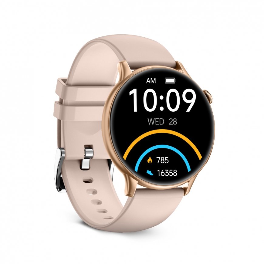 Ksix Core 2 3,63 cm (1.43") AMOLED 47 mm Цифровой 466 x 466 пикселей Сенсорный экран Розовый – 3