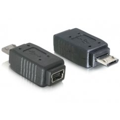 DeLOCK Adapter USB micro-B male to mini USB 5-pin mini USB 5p Juoda