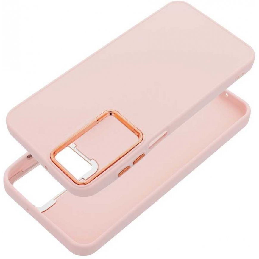OEM „FRAME“ dėklas, skirtas „SAMSUNG A17“, rožinės spalvos