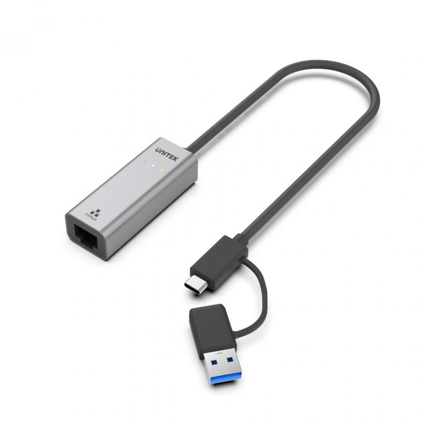 UNITEK U1313C laptop dock/port replicator Wired USB 3.2 Gen 1 (3.1 Gen 1) Type-A + Type-C Grey