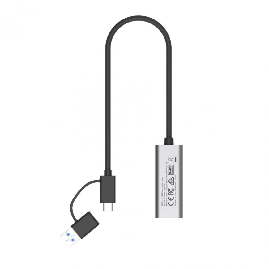UNITEK U1313C dokstacija Vadu USB 3.2 Gen 1 (3.1 Gen 1) Type-A + Type-C Pelēks – 5