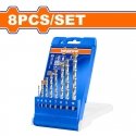 Grāžtu komplekts Wadfow mūru urbji 8 gab. Grāžtu komplekts Wadfow mūru urbji 8 gab.