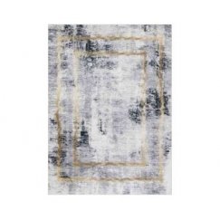 ARLEN FRAME2 Grey Glamour Style Rug 120x170 Hakano