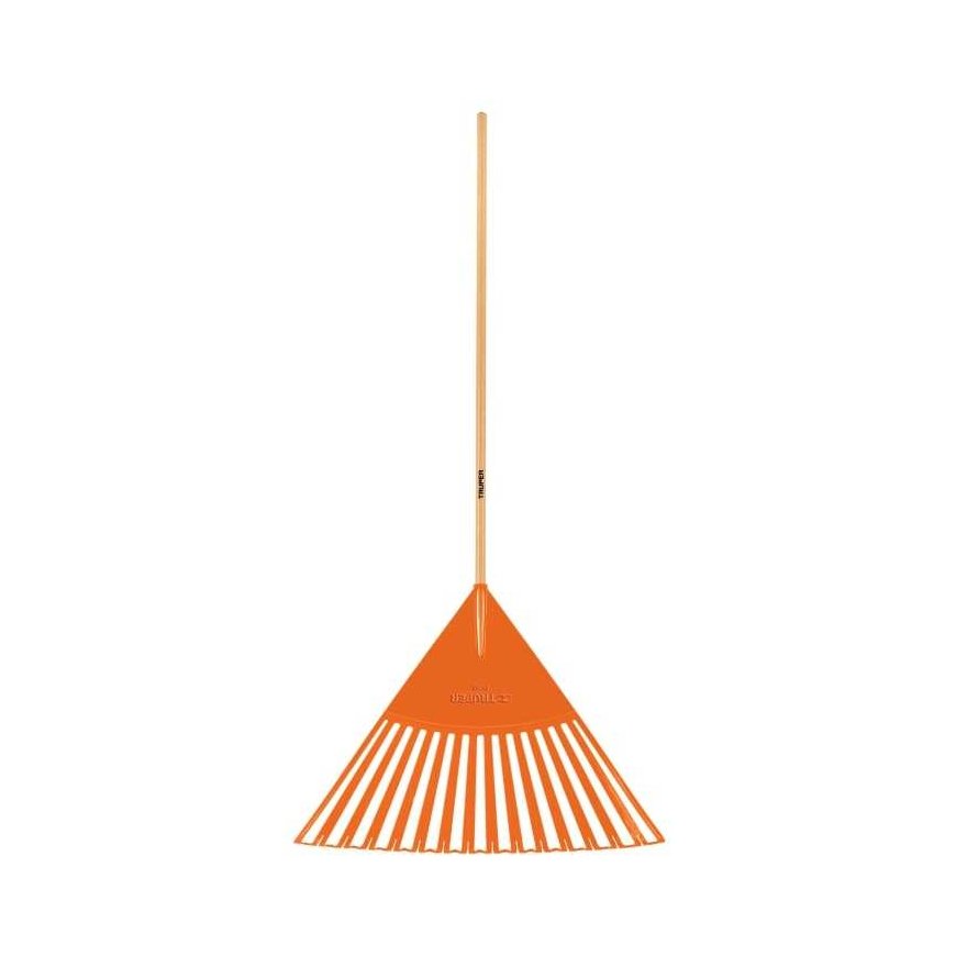 Truper Leaf Rake with Non-Clogging Tines – 2