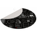Spacetronik Резиновый защитный коврик под кресло SPB047 RGB D100см Spacetronik Резиновый защитный коврик под кресло SPB047 RGB D100см