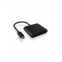 ICY BOX IB-CR301-C3 kortelių skaitytuvas USB 3.2 Gen 1 (3.1 Gen 1) Type-C Juoda ICY BOX IB-CR301-C3 kortelių skaitytuvas USB 3.2 Gen 1 (3.1 Gen 1) Type-C Juoda