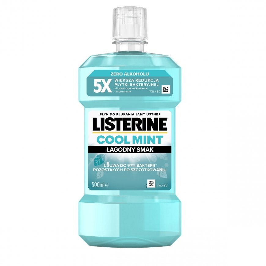 Johnson Listerine Cool Mint Mild burnos skalavimo skystis 500ml – 2