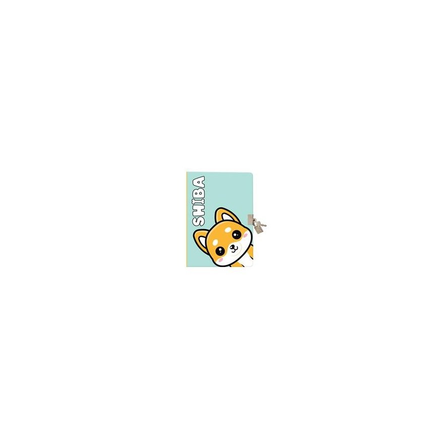 Itotal Shiba Diary, A5, with lock