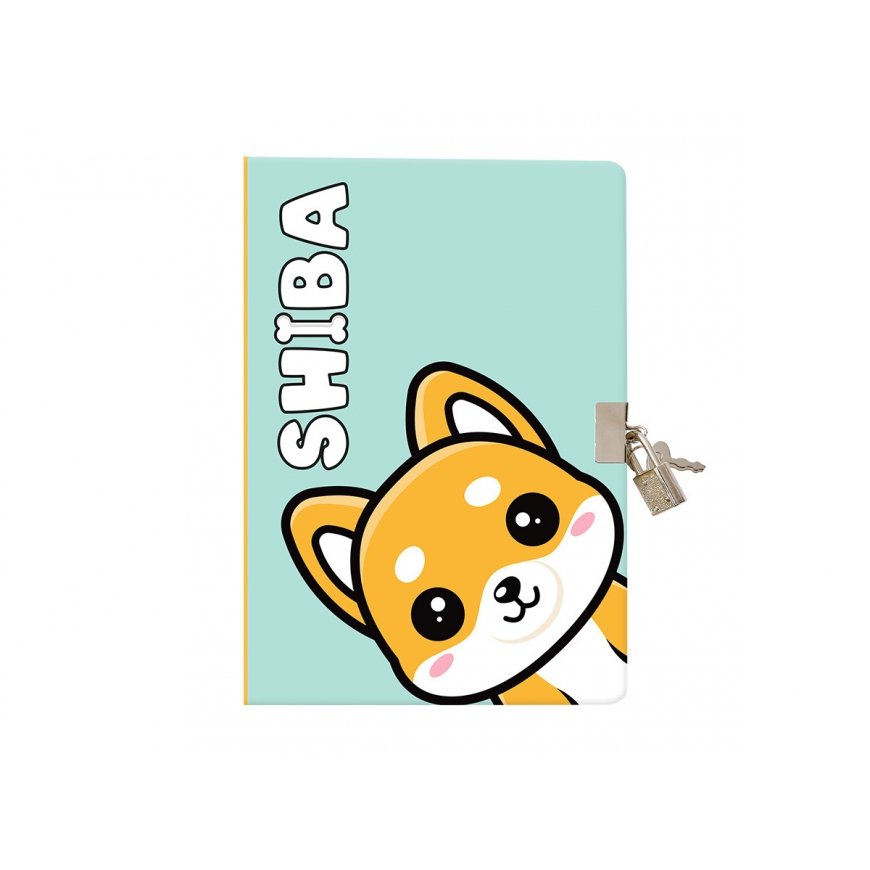 Dienoraštis Itotal Shiba, A5, su užraktu – 2