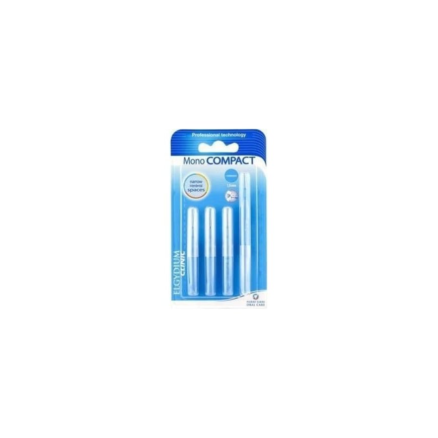 Toothbrush Elgydium Pierre Fabre Algidium Clinic Mono Compact 1, blue toothbrush, 1 pack