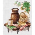 Beldizart Kryželiu siuvinējuma komplekts "Vienkārši pusdienas" 13 * 11 cm SM-1239 Beldizart Kryželiu siuvinējuma komplekts "Vienkārši pusdienas" 13 * 11 cm SM-1239