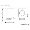 „Barrow Dazzle“ adapters 90 grādu G1/4 collu vīriešu spraudni uz G1/4 collu sieviešu spraudni (ligzda) – Sudraba „Barrow Dazzle“ adapters 90 grādu G1/4 collu vīriešu spraudni uz G1/4 collu sieviešu spraudni (ligzda) – Sudraba