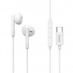 Hama Classy Kuulokkeet Langallinen In-ear Puhelut/Musiikki USB Type-C Valkoinen