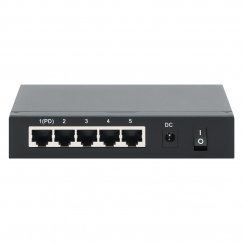 Intellinet PoE-Powered 5x Gigabit Gigabit Ethernet (10/100/1000) Power over Ethernet (PoE) Melns