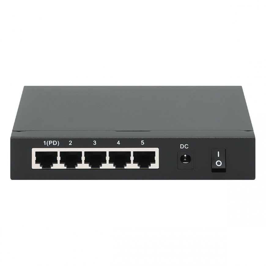 Intellinet PoE-Powered 5x Gigabit Gigabit Ethernet (10/100/1000) Питание по Ethernet (PoE) Черный – 3
