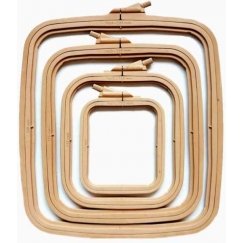 Nurge kvadratiniai (stačiakampiad) plastikinised raamid 14.5*16.5 cm (pruun) 170-12BR