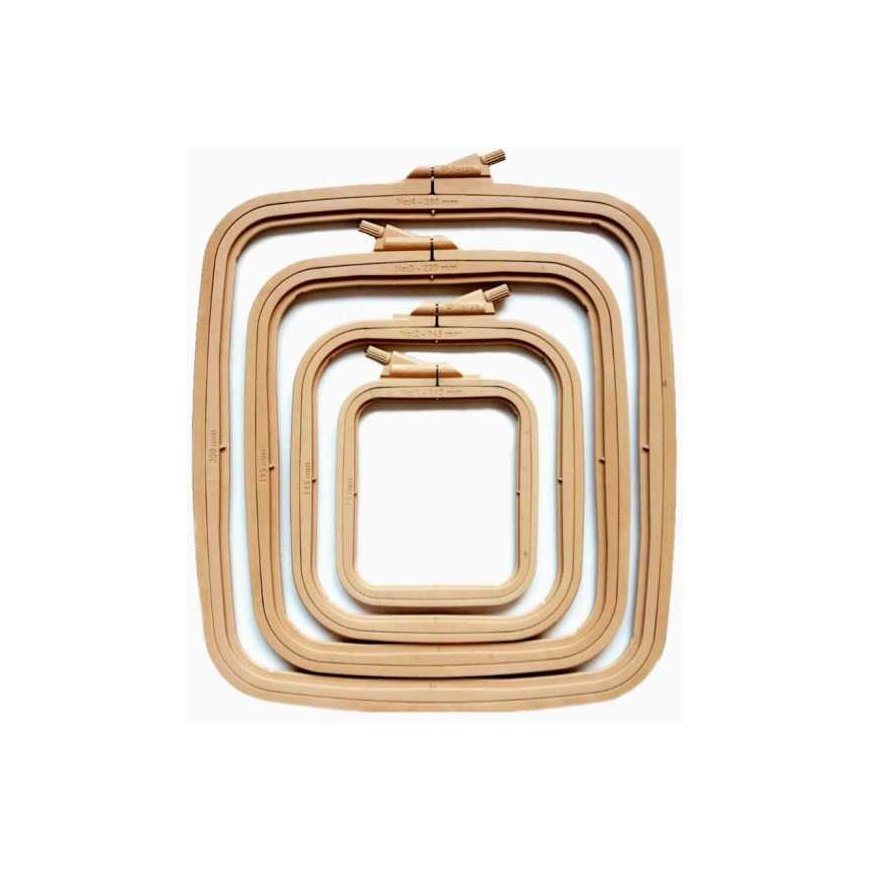 Nurge Marketing Nurge square (rectangular) plastic frames 14.5*16.5 cm (brown) 170-12BR