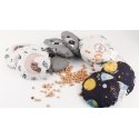 Bocioland Cherry Pit Pillow White, Raccoon, BL60 Bocioland Cherry Pit Pillow White, Raccoon, BL60