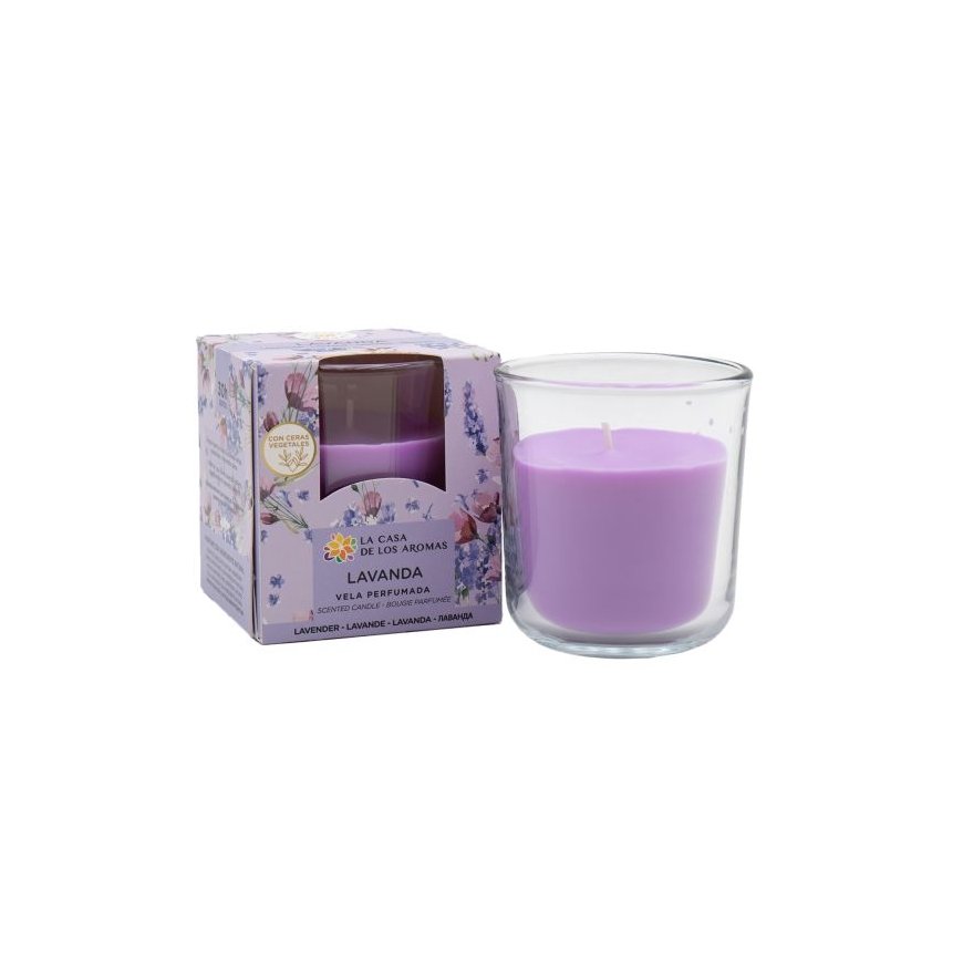 La Casa de los Aromas LOS AROMAS LAVANDA scented candle, 140 g – 2