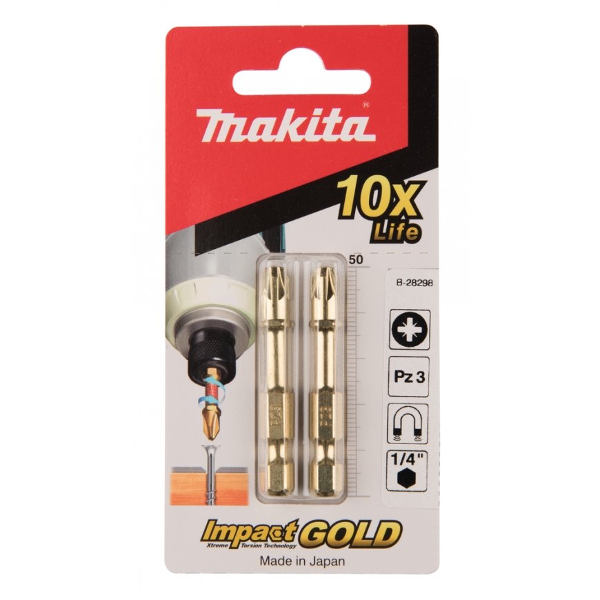 Makita Тorsion бит PZ3-50mm (2) B-28298 – 2