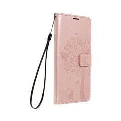 Forcell Oem MEZZO knygos dėklas skirtas Samsung Galaxy A32 LTE (4G) medžio rožinis auksinis