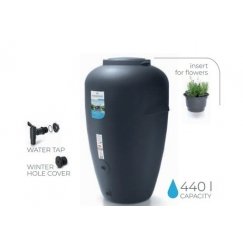 Regentonne Prosperplast WATERFORM Aquacan Antracitas / Talpa [l]: 440