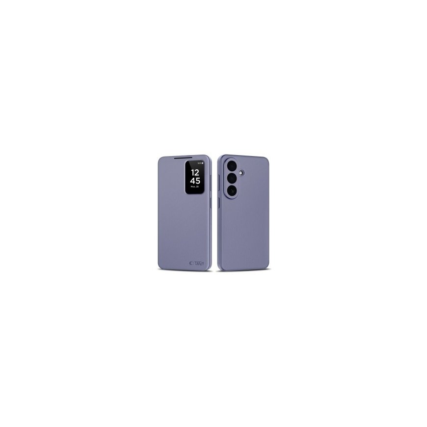 Dėklas Tech-Protect Smart Wallet Galaxy S26, violetinė – 2