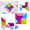 Lean Toys Magnetilised Tangram Klotšid, 9 tk. Lean Toys Magnetilised Tangram Klotšid, 9 tk.