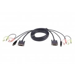 ATEN 2L-7D03U KVM-kaabel Must 3 m