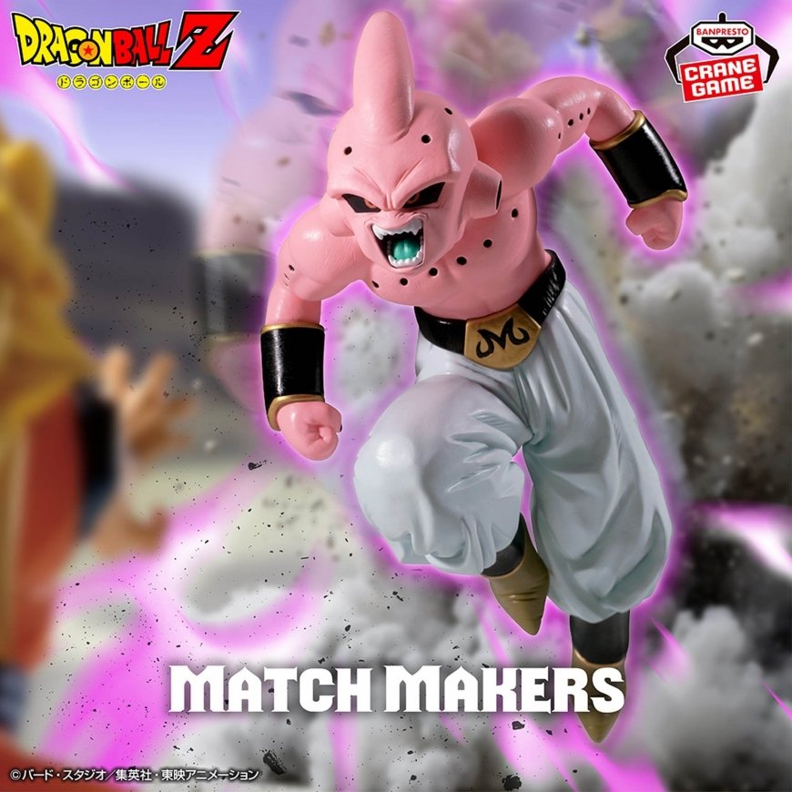 Banpresto Dragon Ball Z Match Makers Majin Buu Pure vs Super Saiyan 3 Son Goku figūrėlė 17 cm – 2