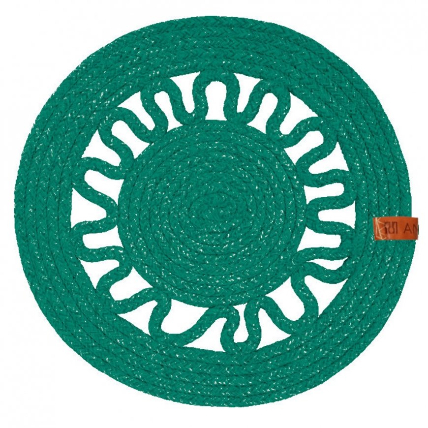 Boho stalo kilimėlis 35 cm žalias AMBITION