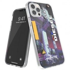 Diesel Clear Case Mad Dog Jones AOP Apple iPhone 12/12 Pro telefonui dėklas, įvairiaspalvis 44324