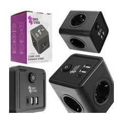 Spacetronik toiteplokk 4xAC 2xUSB 1xUSB-C SPS-PS02B