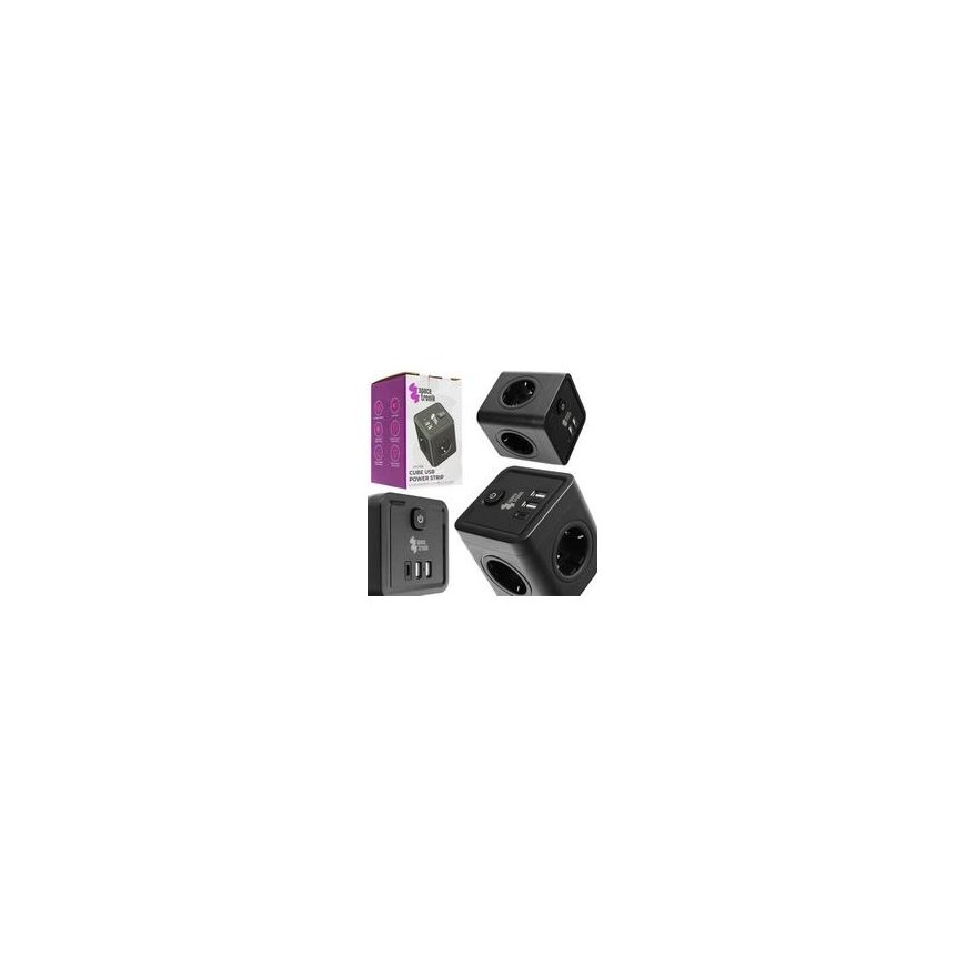 Spacetronik Блок питания 4xAC 2xUSB 1xUSB-C SPS-PS02B
