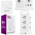 Spacetronik Strāvas bloks 4xAC 2xUSB 1xUSB-C SPS-PS02B Spacetronik Strāvas bloks 4xAC 2xUSB 1xUSB-C SPS-PS02B
