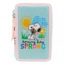 Cyp Brands Peanuts Snoopy triple pencil case Cyp Brands Peanuts Snoopy triple pencil case