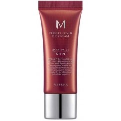 Missha M Perfect Cover BB krēms SPF42/PA+++ 21 Gaiši brūns, 20 ml