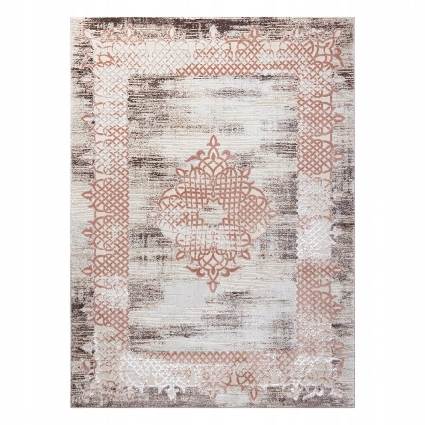 Kilimėlis IONA FRAME 3 spalvų smėlio spalvos 80x150 Hakano – 2