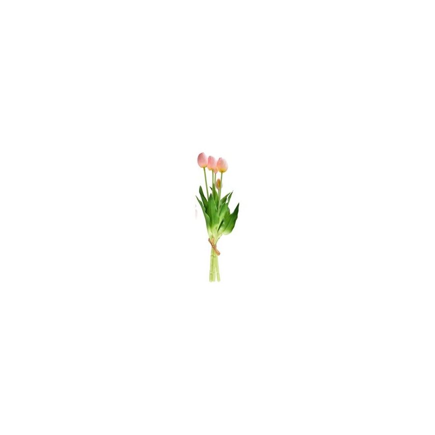 Springos Mondex Since 1986R VIRIDIS Dirbtinė gėlė Puokštė iš 5 rožinių tulpių, 40 cm