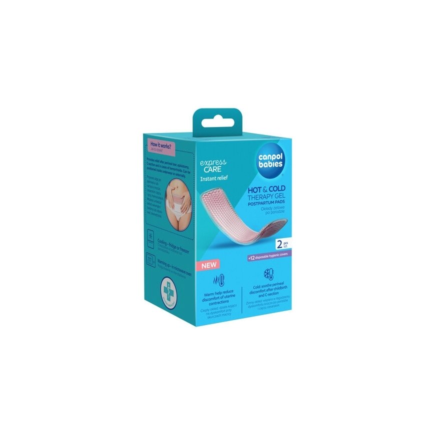 CANPOL BABIES geelid kompressid sünnitusjärgseks HOT&COLD, 2 tk, 78/022