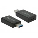 DeLOCK 65689 kaapelin sukupuolenvaihtaja USB 3.1 Gen 2 Type-A USB 3.1 Gen 2 USB Type-C musta DeLOCK 65689 kaapelin sukupuolenvaihtaja USB 3.1 Gen 2 Type-A USB 3.1 Gen 2 USB Type-C musta