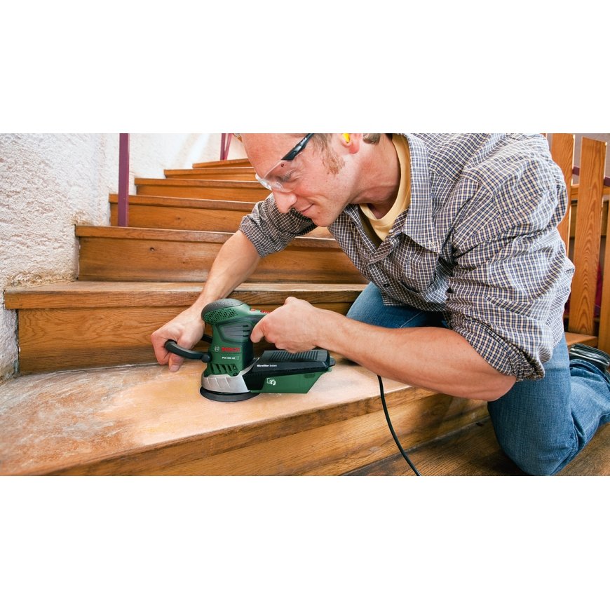 Bosch PEX 400 AE Išcentrinis orbitinis šlifuoklis 26000 OPM Žalia 370 W – 3