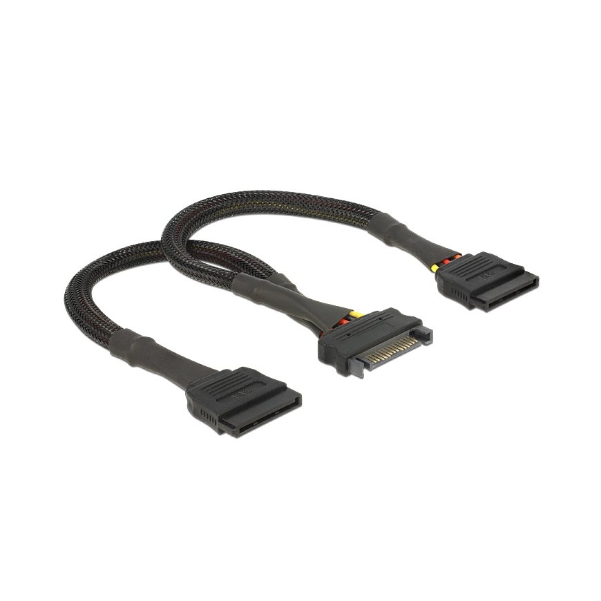 DeLOCK 60135 vidinis maitinimo kabelis 0,25 m