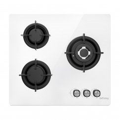 ISEASY MGBG-603 dujinė viryklė, 3 degiklių (balta)