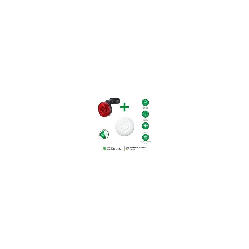 4smarts SkyTag Duos locator with bicycle reflector