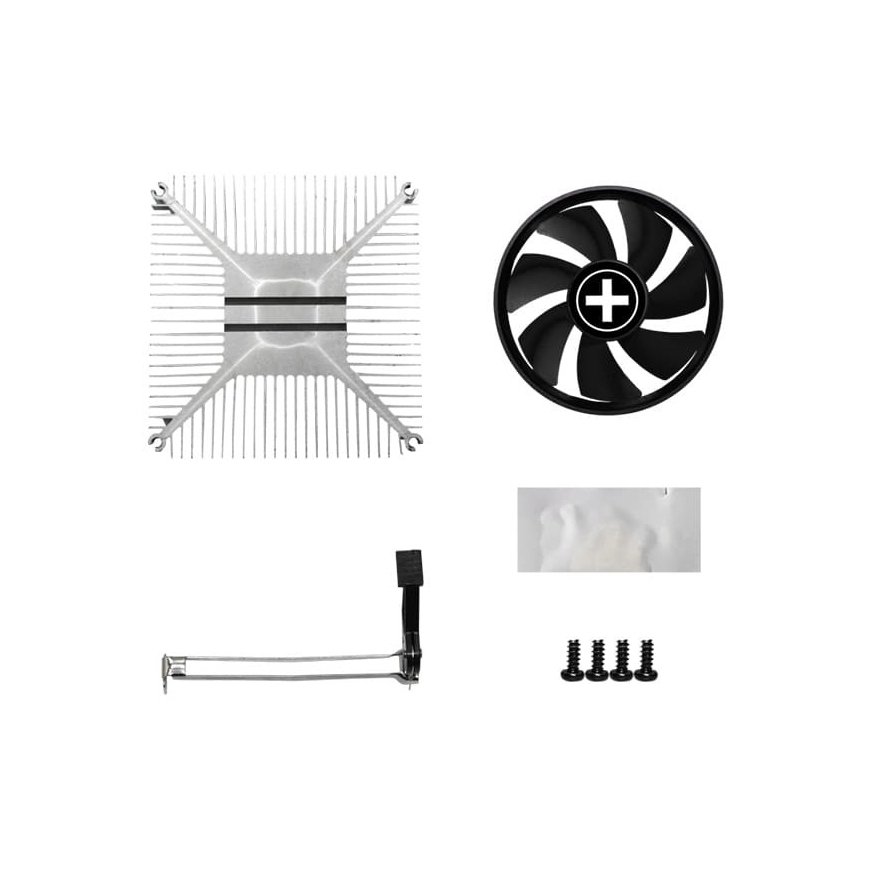 Xilence A250PWM.B Процессор Air cooler 9,2 cm Черный 1 шт – 5