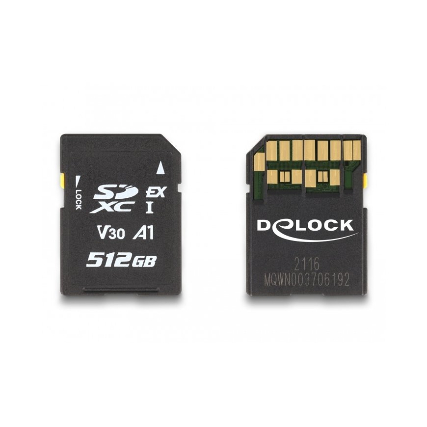 DeLOCK 54092 muistikortti 512 GB SD UHS-I